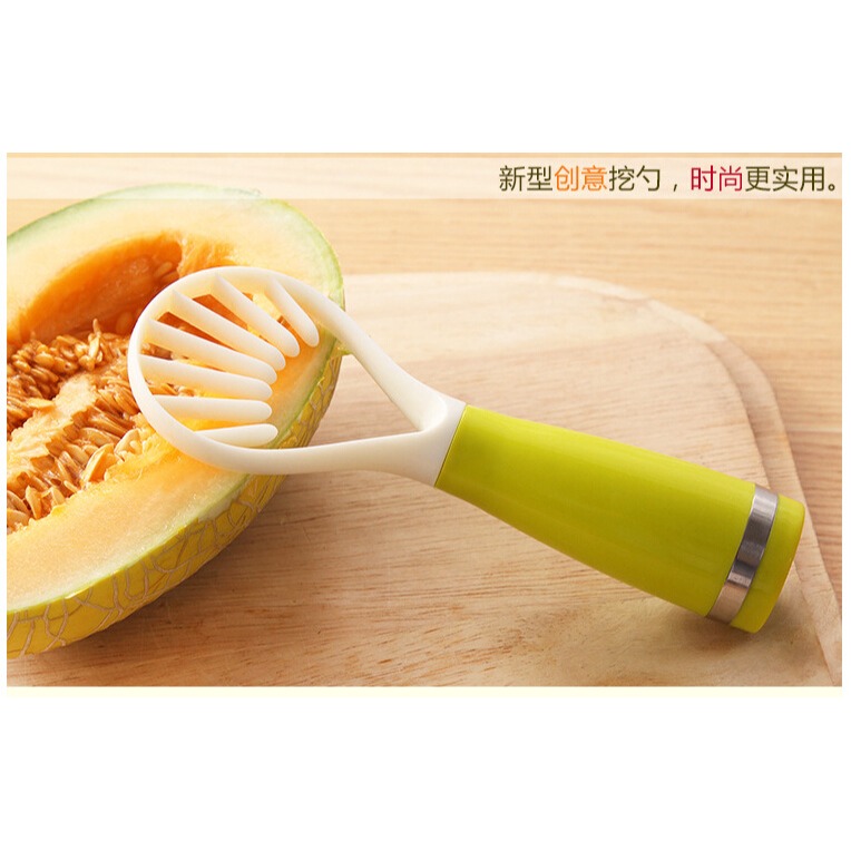 水果分割器去籽器切條器 食用級塑料多功能瓜果挖瓤勺工具-細節圖2