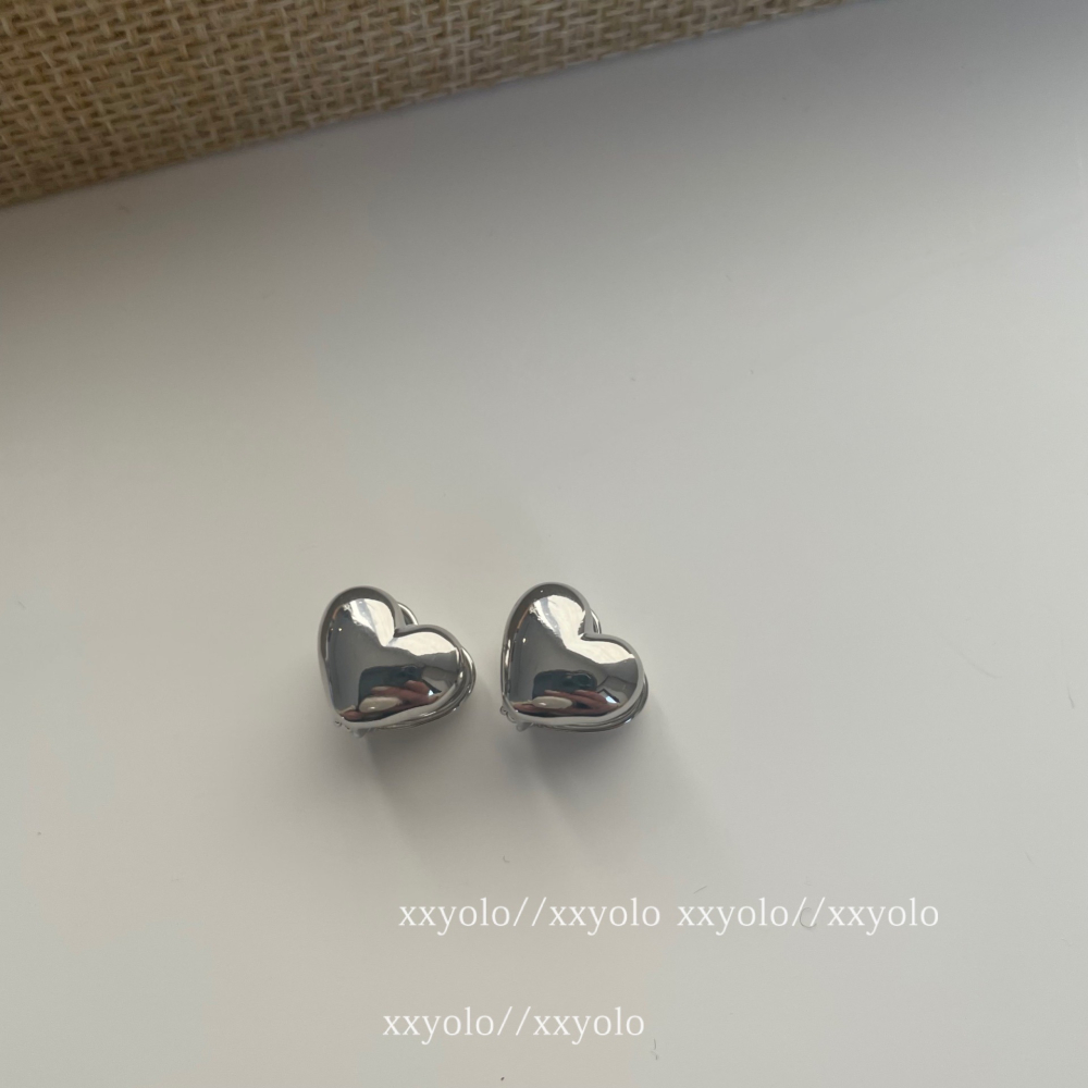 xxyolo/ fever同款 搭遍一切法式甜美愛心耳扣 怎麼搭都好看-細節圖9