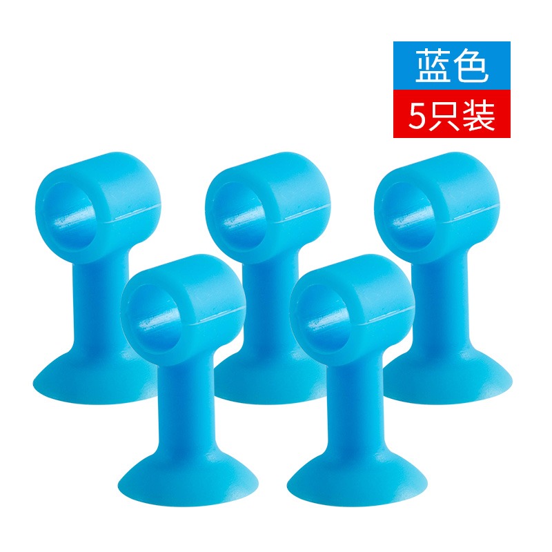家用防撞門吸衛生間免打孔防磕碰硅膠門擋塑料防靜電門把手保護套-細節圖2