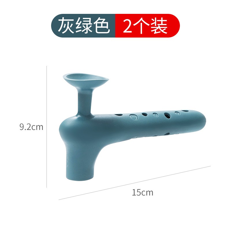 家用防撞門吸衛生間免打孔防磕碰硅膠門擋塑料防靜電門把手保護套-細節圖5