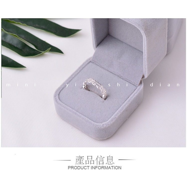 S925純銀戒指飾品復古個性設計招財銅錢幣開口情侶指環禮物送女友-細節圖7