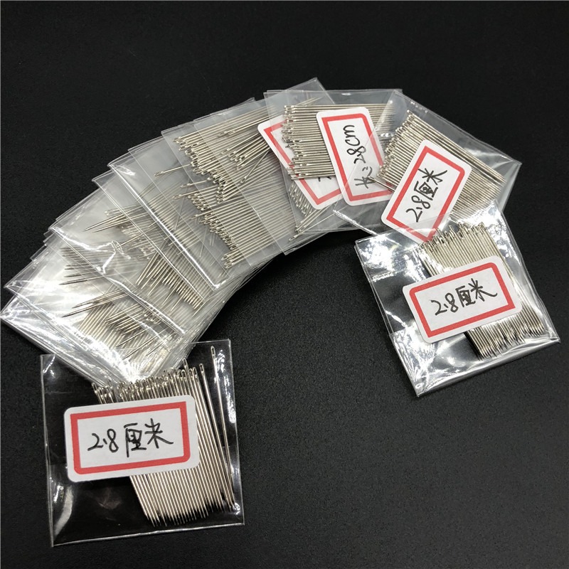 手縫針縫衣服針縫被子針家用針傳統手工鐵針繡花針大小眼針套裝-細節圖5