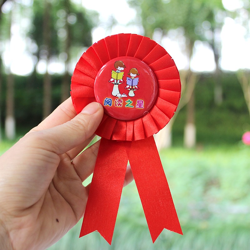 5朵 小學生學習之星班級獎勵徽章學校幼兒園兒童胸花胸章優秀獎章-細節圖10