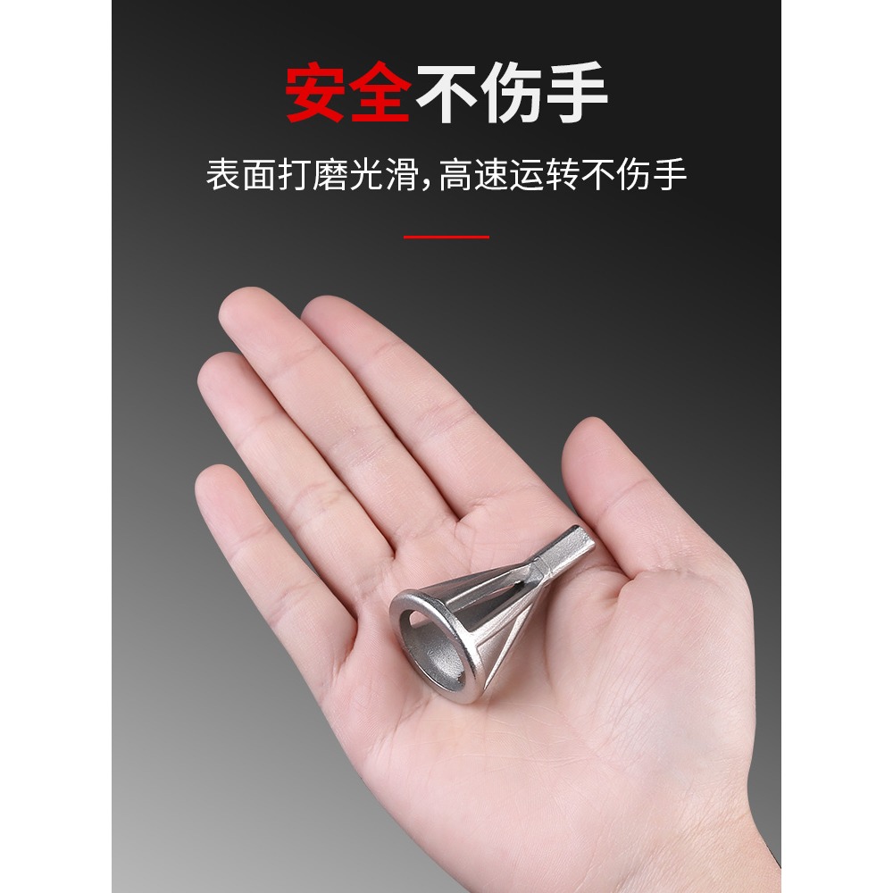三刃倒角刀 去毛刺外圓倒角器 修邊除外刺圓修邊刮刀電動絞刀工具-細節圖5