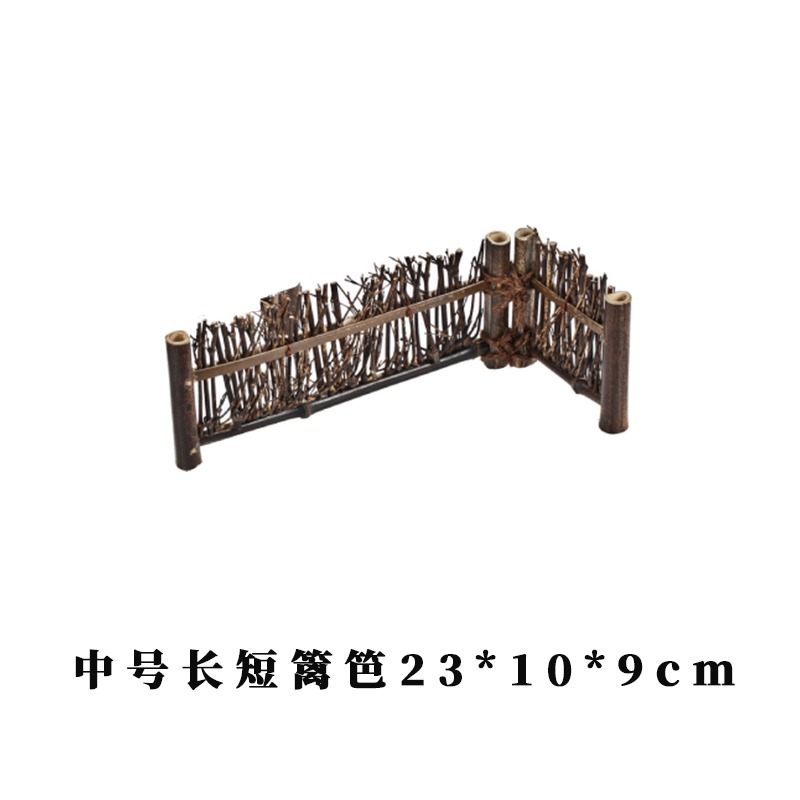 刺身裝飾小擺件竹籬笆竹絲意境竹編製品冷菜擺盤竹梯海鮮姿造裝飾-細節圖4