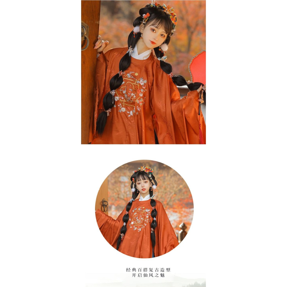 古裝漢服假發馬尾女加長網紅燈籠泡泡玉米須兒童古風魚骨麻花辮子-細節圖10