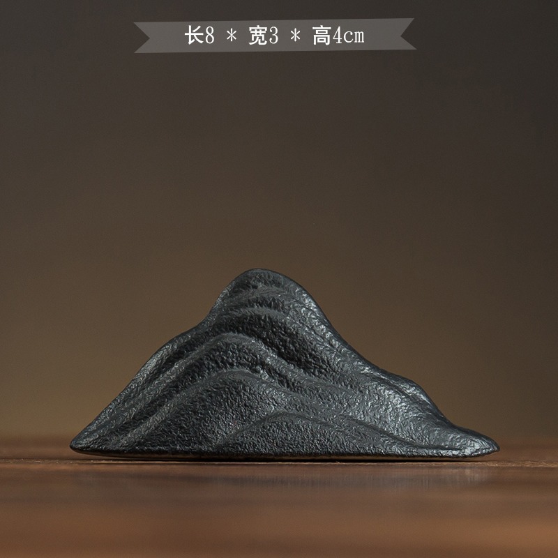 創意陶瓷假山小擺件微景觀魚缸造景客廳玄關中式禪意家居裝飾擺設-細節圖4