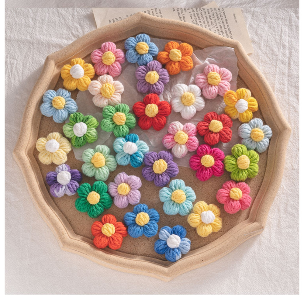 明星同款送你一朵小紅花胸花 胸針 配飾別針泡芙花裝飾品-細節圖8