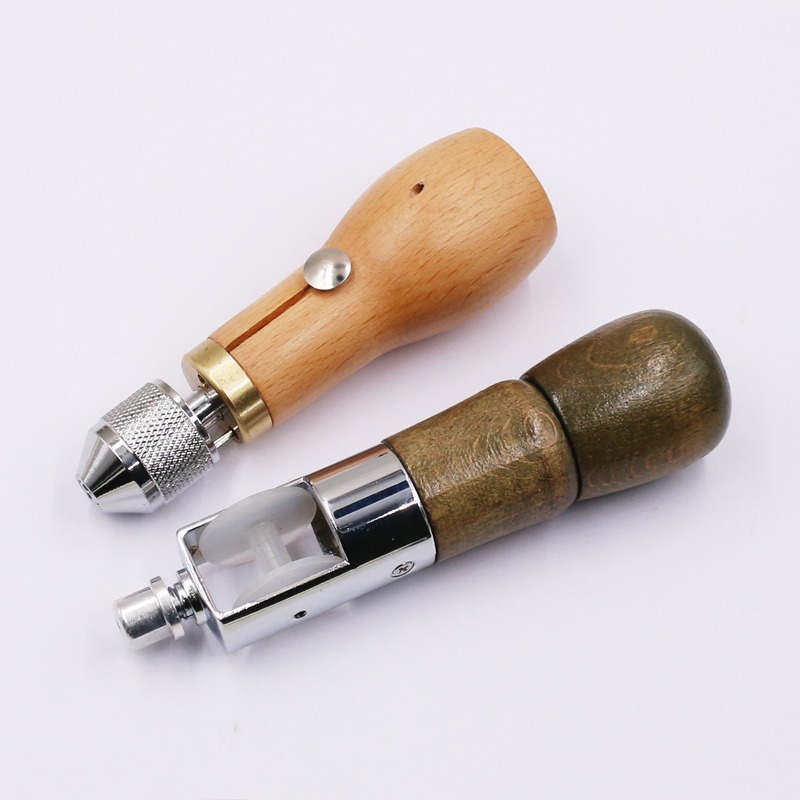 皮革手縫機 直鉤錐子皮具手工縫線器工具千枚通diy皮藝修鞋縫線-細節圖3