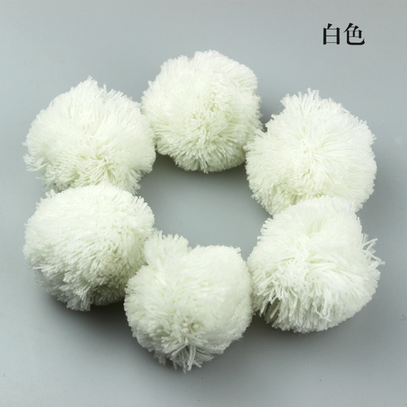 7cm大毛球照片裝飾毛球彩色毛線球帽子服裝配飾毛絨球diy配件-細節圖9