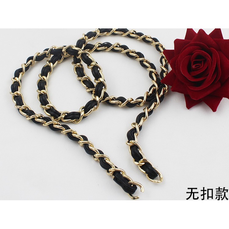 女士挎包包鏈條配件肩帶單買單肩斜挎手提包帶子穿皮金屬可拆-細節圖9