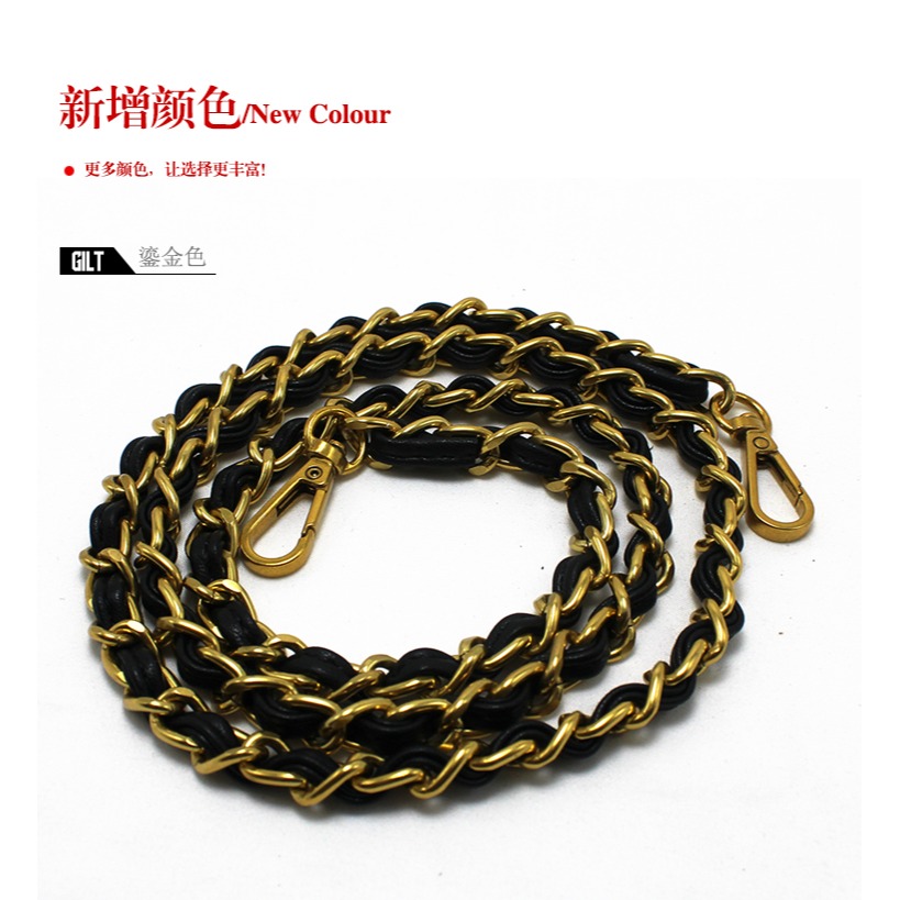 女士挎包包鏈條配件肩帶單買單肩斜挎手提包帶子穿皮金屬可拆-細節圖10