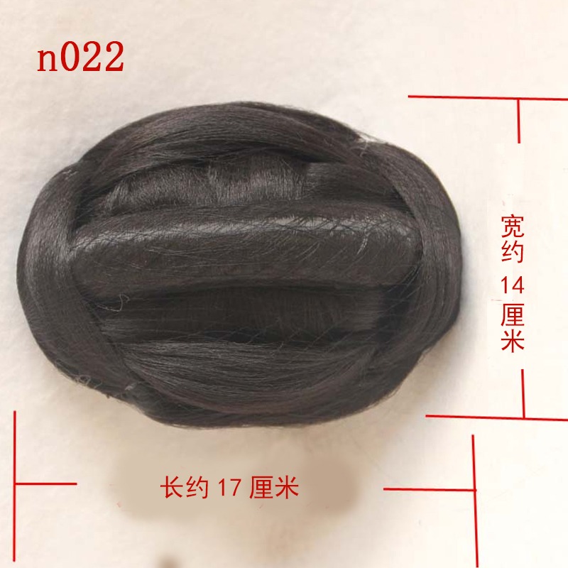 古裝假發古代造型頭飾影樓新娘發髻假發秀禾兒童頭後區仙女大發包-細節圖3
