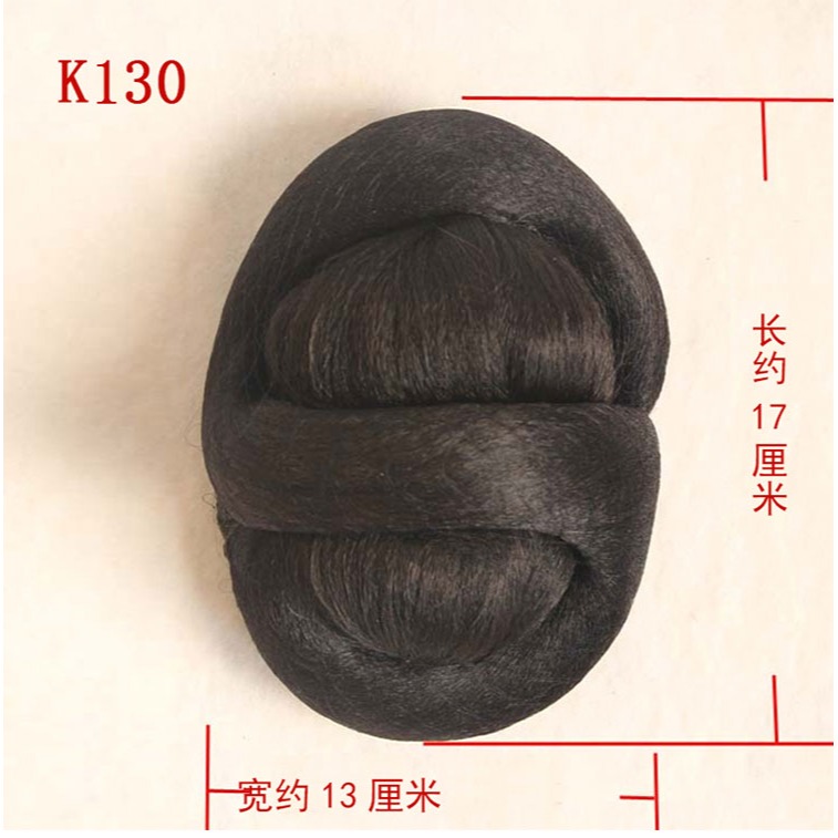 古裝假發古代造型頭飾影樓新娘發髻假發秀禾兒童頭後區仙女大發包-細節圖10