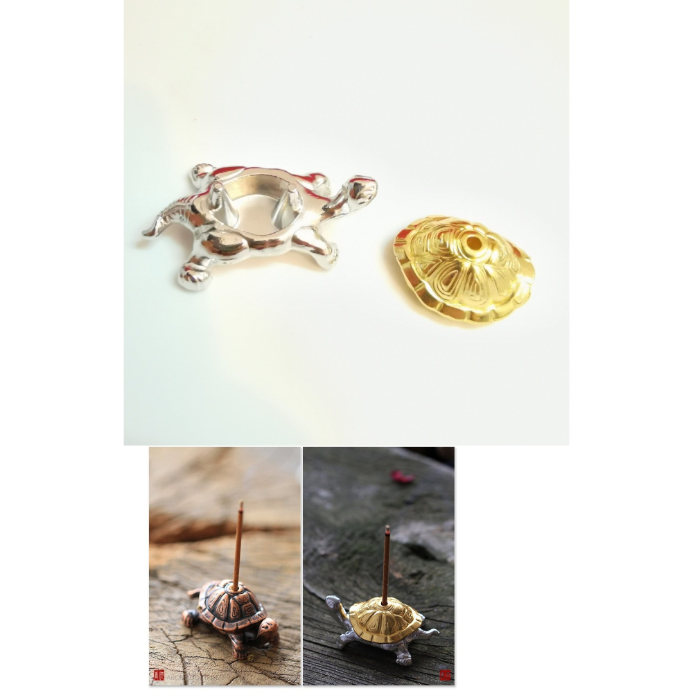 銅合金動物昆蟲香插螞蟻蝸牛茶寵茶玩小巧擺件精品小香爐香座香架-細節圖6