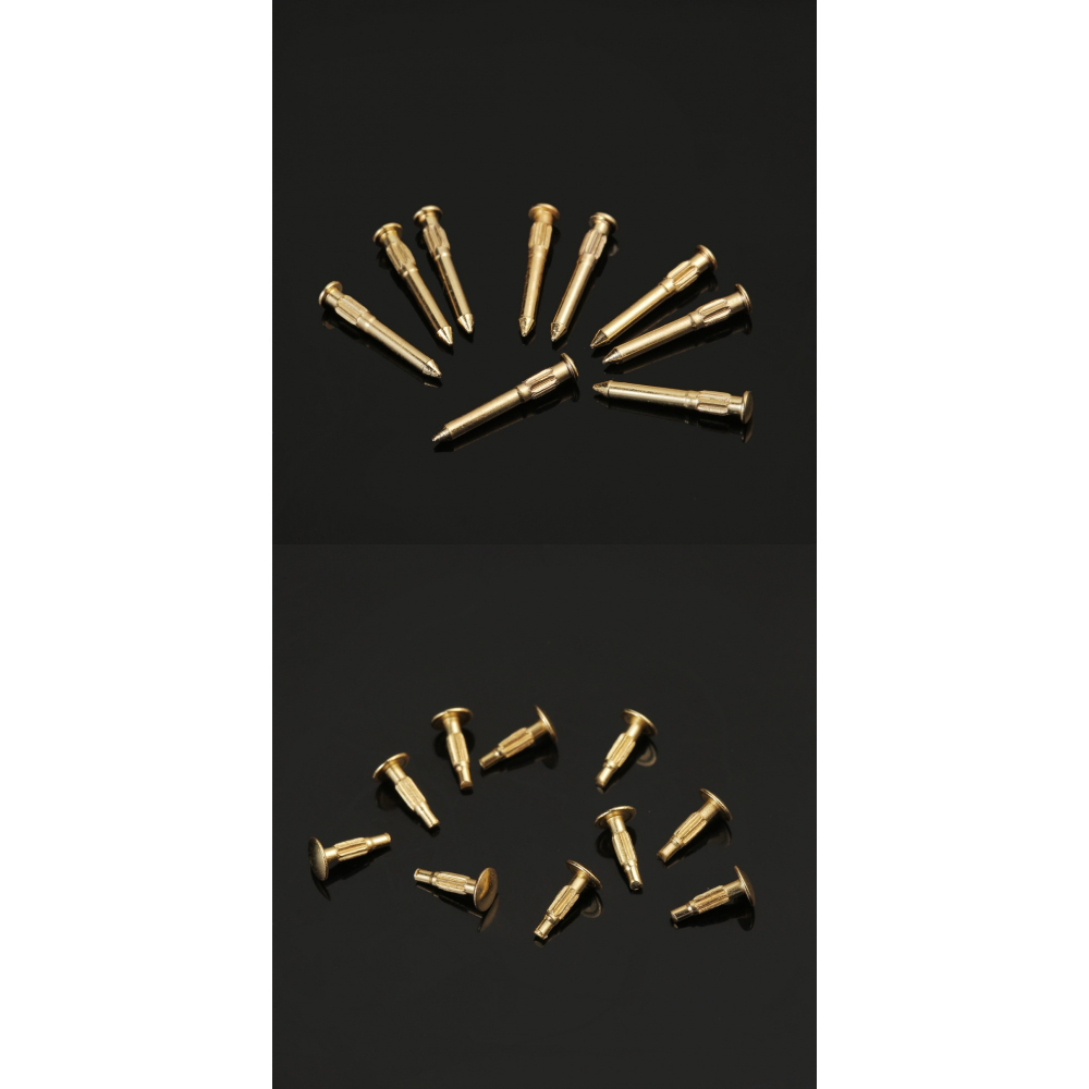 皮帶頭零件無牙扣修理零件鉚釘螺絲彈簧插銷無牙扣自動扣維修配件-細節圖8