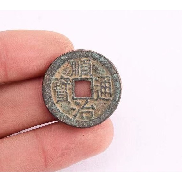 銅錢散錢仿真品五帝錢六帝錢康熙乾隆通寶黃銅大小號單枚仿古錢幣-細節圖9