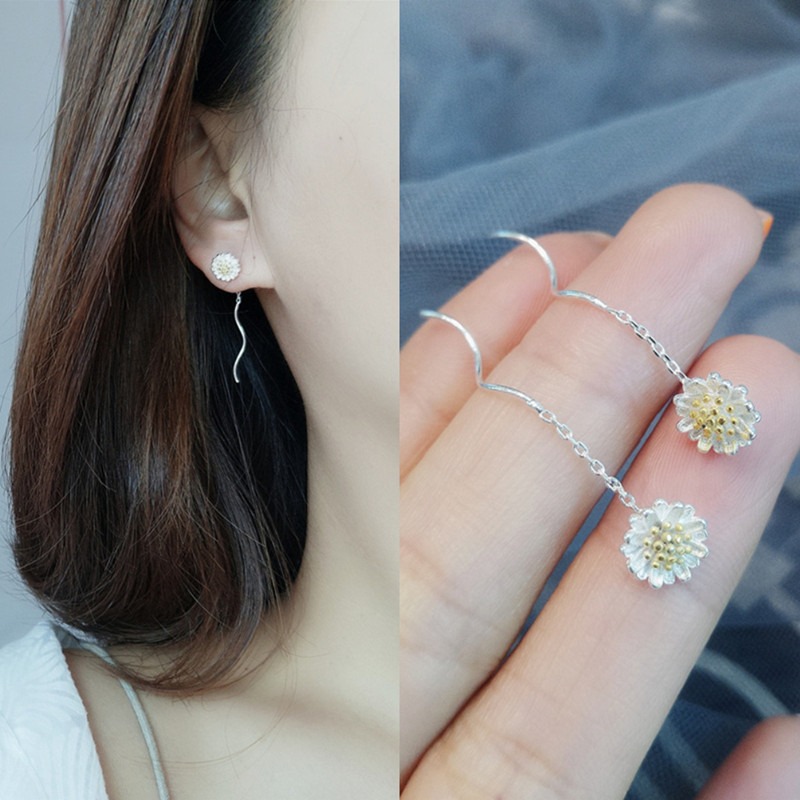 2021年新款韓國高級感耳環女氣質網紅百搭飾品s925鍍銀針耳釘耳線-細節圖4