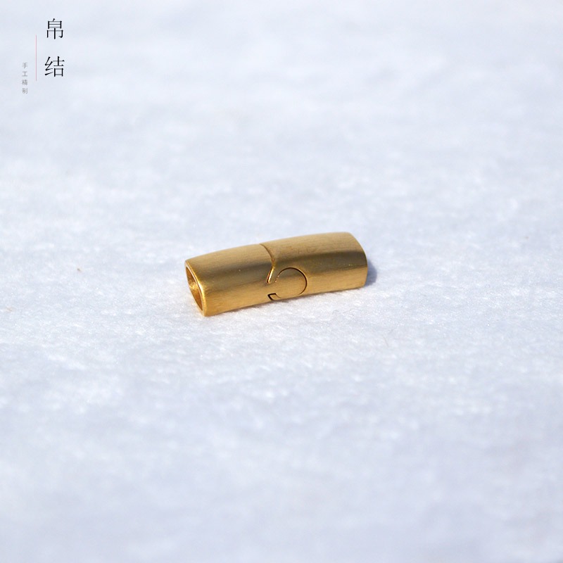扁磁扣手繩扣頭龍鱗扣編織繩尾扣diy連接不銹鋼磁鐵扣手鏈扣配件-細節圖10