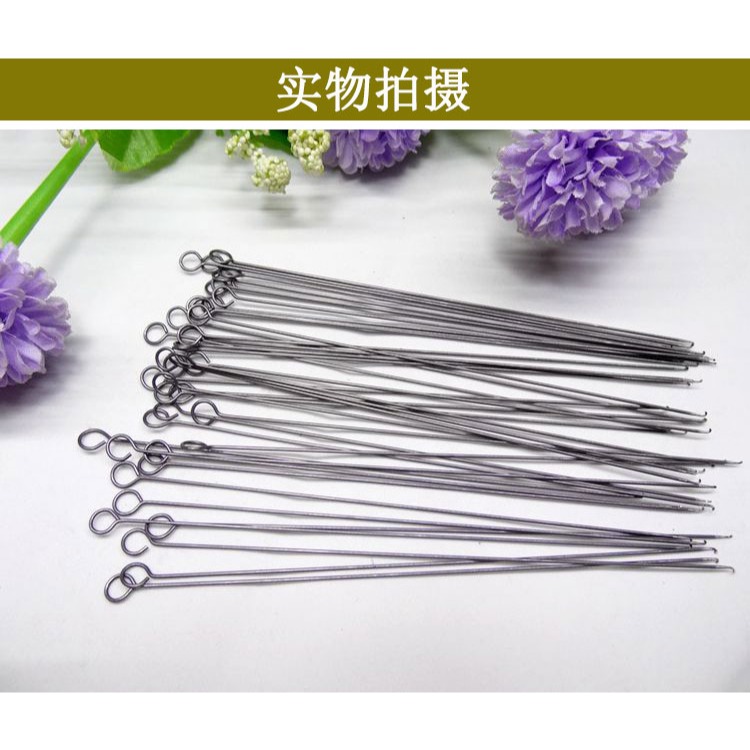 長款穿手鏈手串三通鉤針穿珠針串珠佛珠三通文玩專用針穿珠工具針-細節圖6