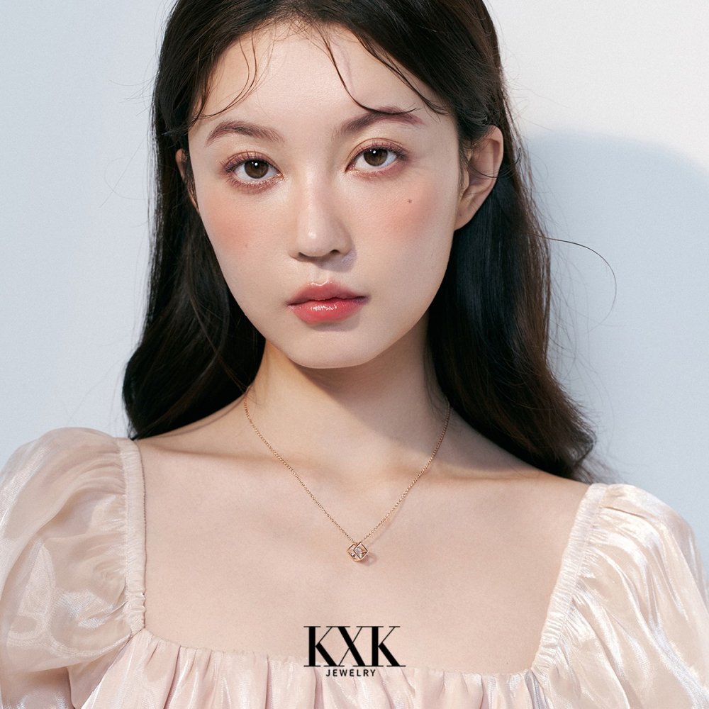 靈動跳動的心項鏈女輕奢小眾新款頸鏈秋冬設計感高級鎖骨鏈-細節圖2