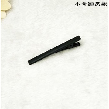 diy頭飾發飾材料輔料配件電泳黑鴨嘴夾魚嘴夾方夾邊夾發卡夾子-細節圖6