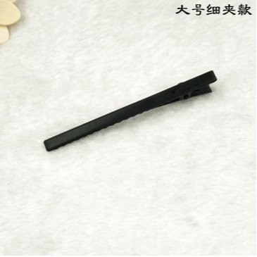 diy頭飾發飾材料輔料配件電泳黑鴨嘴夾魚嘴夾方夾邊夾發卡夾子-細節圖7