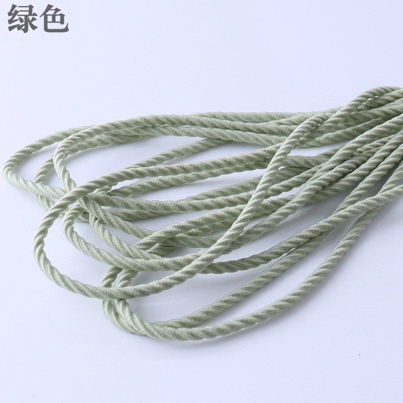 2.5MM螺旋皮筋diy發繩材料高彈力手工自制發圈材料馬尾發繩百搭-細節圖4