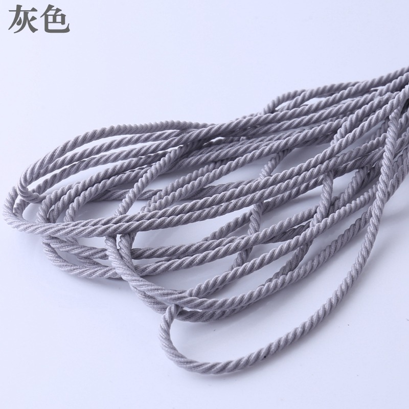 2.5MM螺旋皮筋diy發繩材料高彈力手工自制發圈材料馬尾發繩百搭-細節圖8