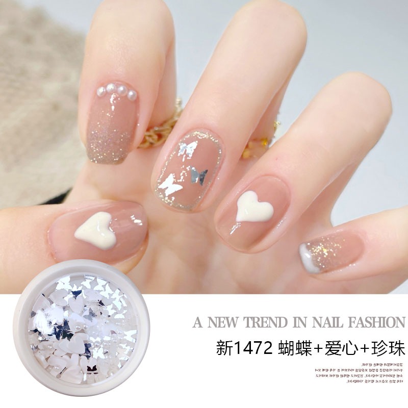 夏日簡約仙女磨砂網紅少女心蝴蝶結日式指甲裝飾鉆美甲飾品裙擺-細節圖2