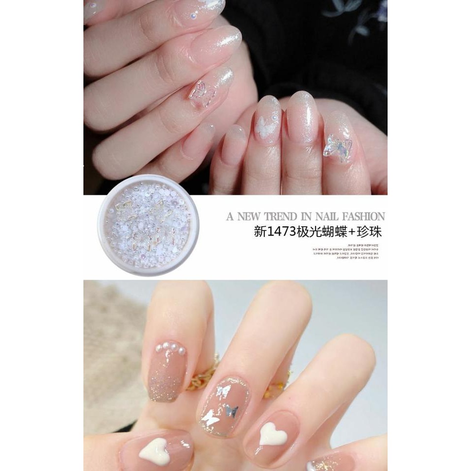 夏日簡約仙女磨砂網紅少女心蝴蝶結日式指甲裝飾鉆美甲飾品裙擺-細節圖8