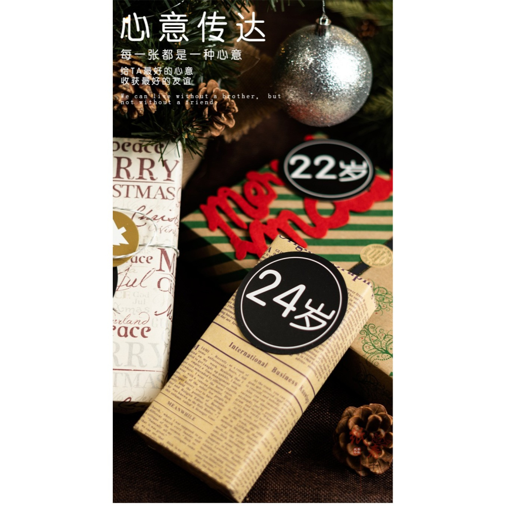 生日卡牌歲數卡1歲到20歲年齡卡牌生日禮物貼紙18歲數字牌聖誕牌禮物裝飾生日貼紙號碼牌賀卡小卡片數字標簽-細節圖6
