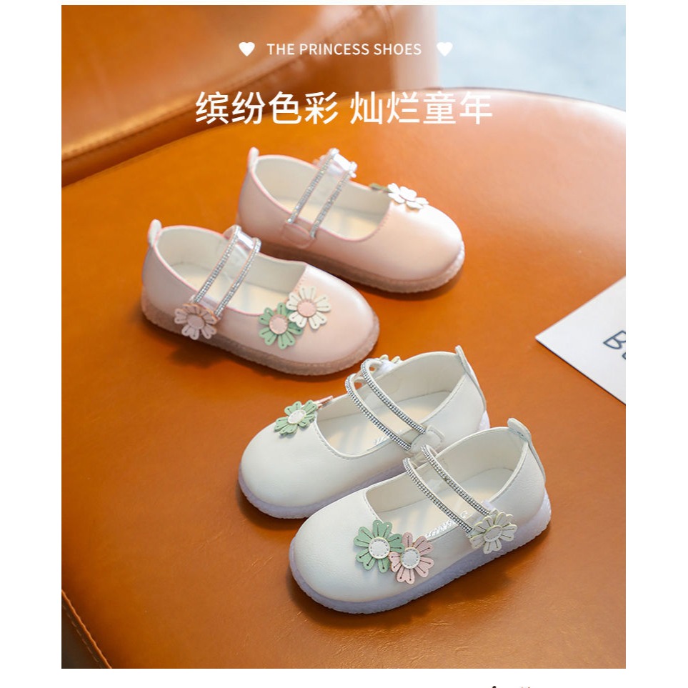 2022女寶寶公主鞋子夏季歲嬰兒軟底步鞋小童百搭女童單鞋小皮鞋女-細節圖10
