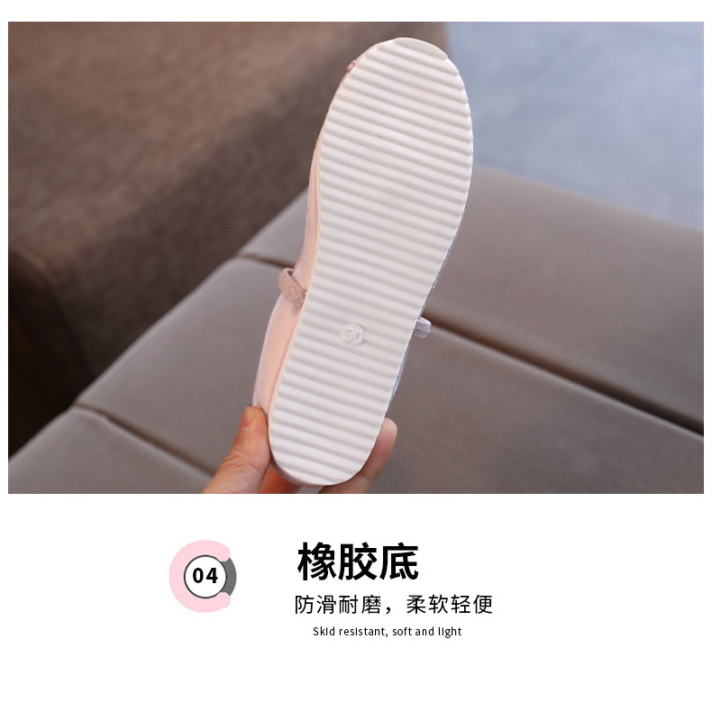 女童繡花鞋春夏季中國風布鞋寶寶古裝表演鞋老北京布鞋兒童漢服鞋-細節圖9
