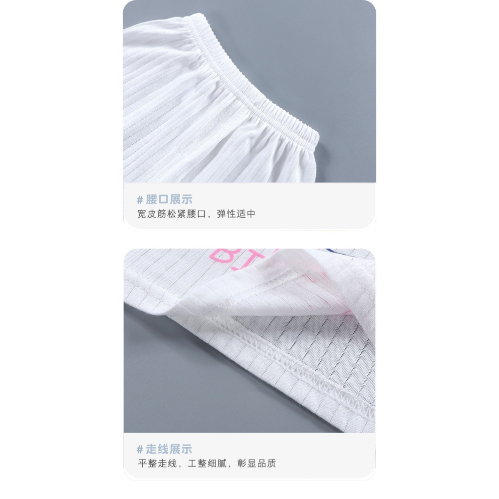 純棉薄款兒童背心套裝夏季家居服男童短褲套裝寶寶童裝無袖空調服-細節圖9