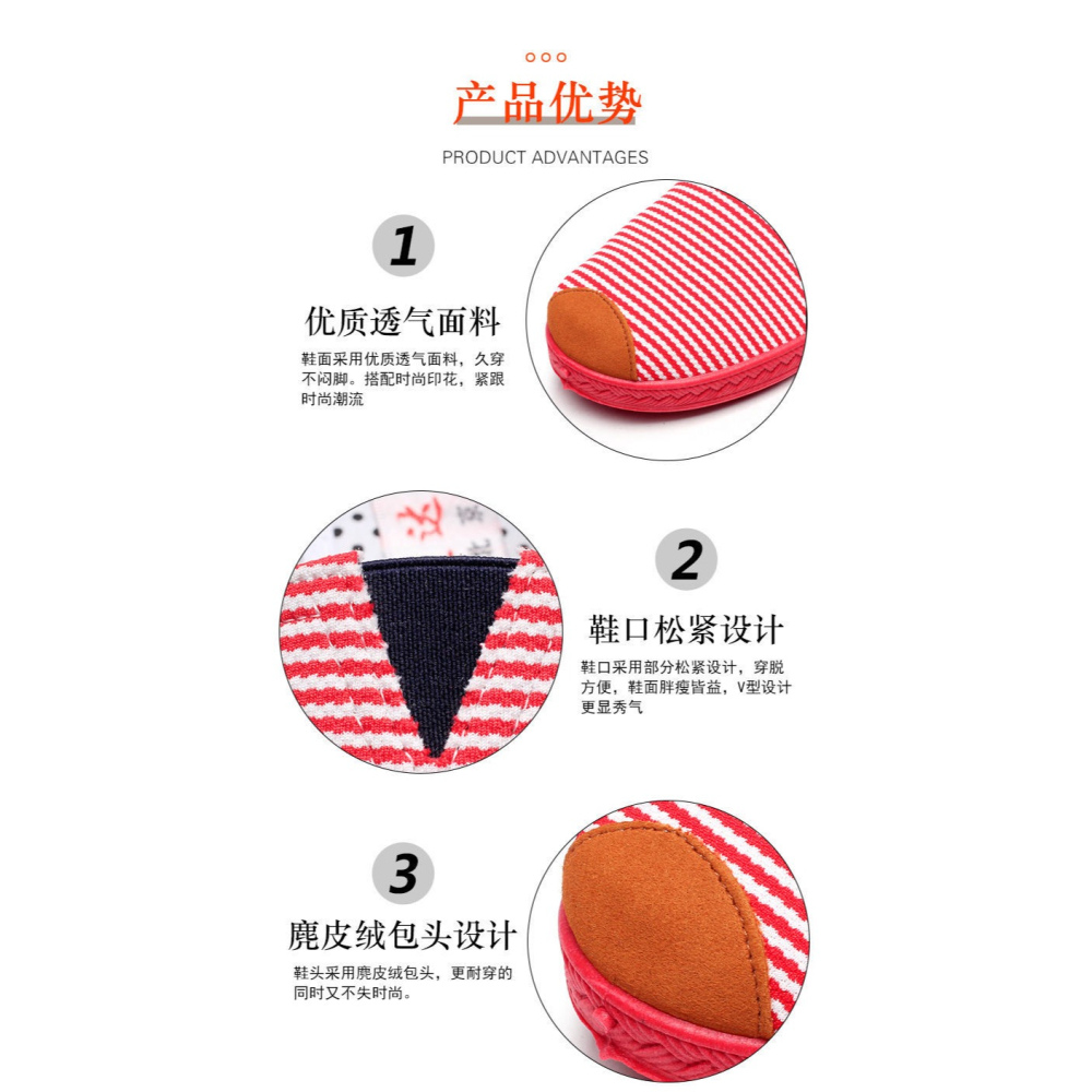春夏季單鞋老北京布鞋女2022新款一腳蹬帆布女鞋平底秋工作鞋子潮-細節圖9