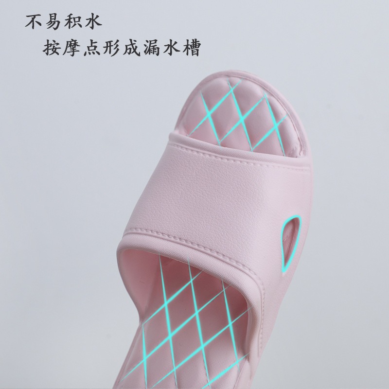 踩屎感拖鞋女夏季可愛家居家用浴室內洗澡防滑防臭情侶厚底涼拖鞋-細節圖2