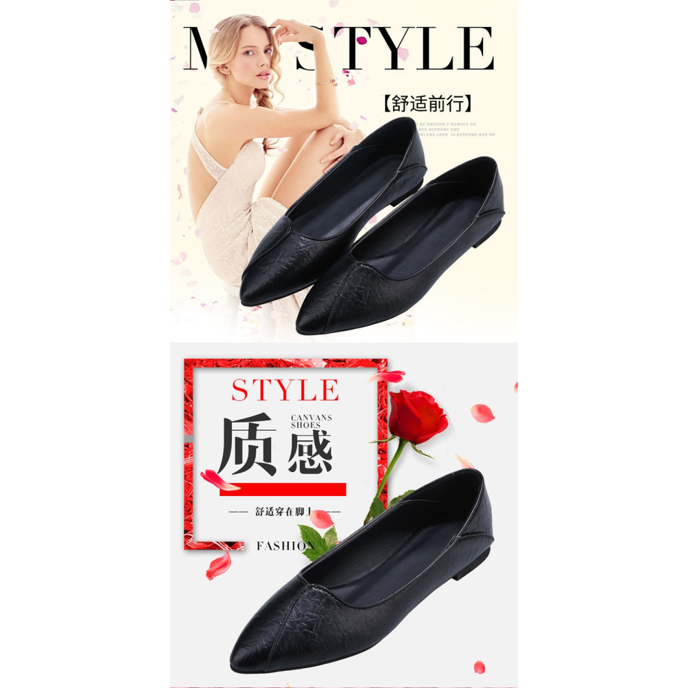 久站工作鞋女黑色工裝皮鞋女士媽媽上班工鞋職業軟底舒適平底單鞋-細節圖6