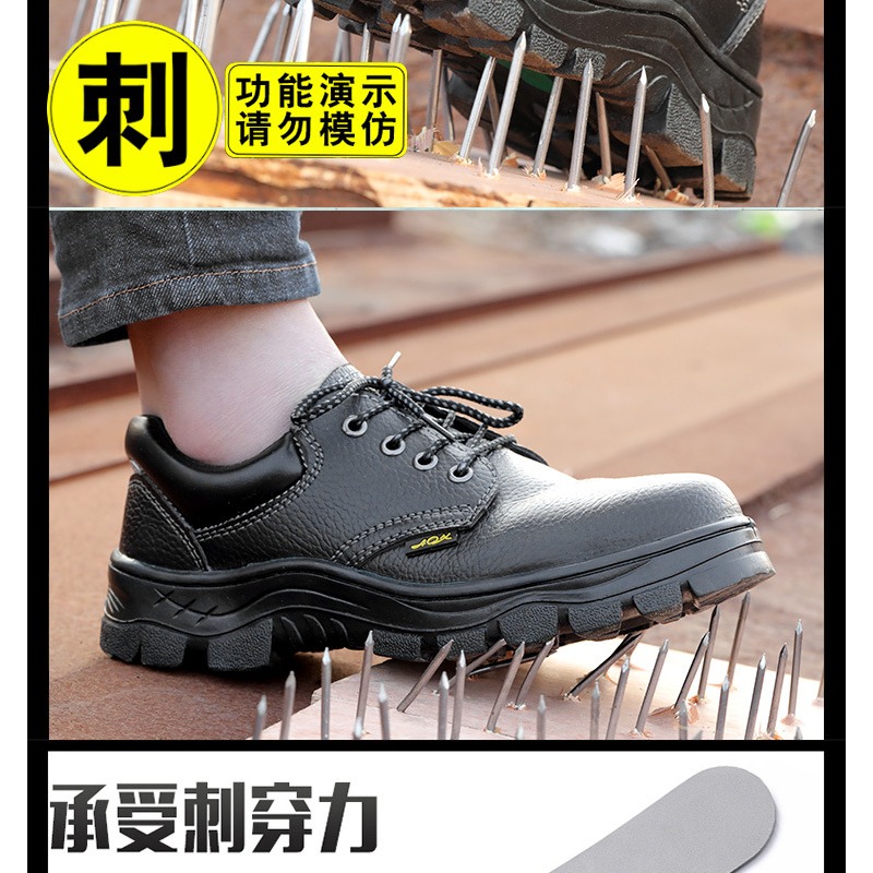 勞保鞋男士防砸防刺穿鋼包頭輕便防臭鋼板工地工作冬季款加絨棉鞋-細節圖9