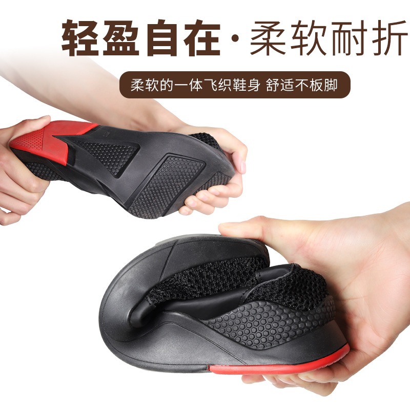 勞保鞋男輕便防臭透氣防砸防刺穿安全工地軟底鋼頭電焊工作鞋四季-細節圖2