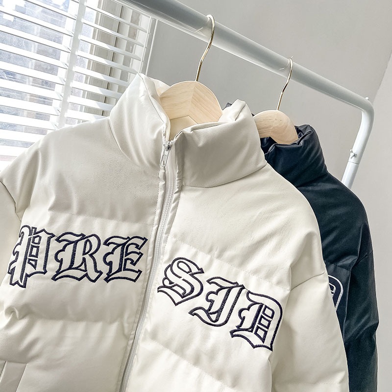 韓風寬松立領棉服女新款冬季小眾設計感加厚棉衣外套ins潮-細節圖2