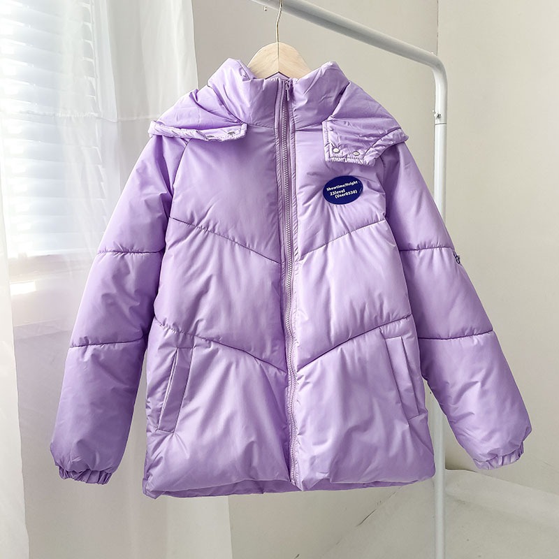 連帽羽絨棉服女新款冬季寬松麪包服加厚保暖外套ins潮-細節圖2