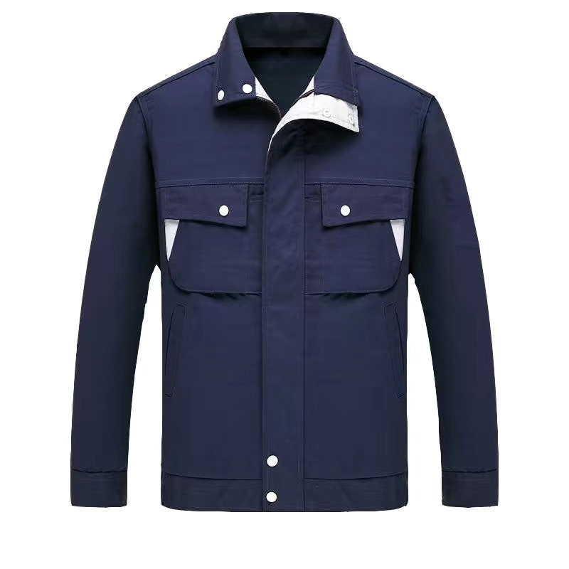 工作服男裝套裝廠服汽修工地加厚耐磨耐臟冬季長袖工裝春秋勞保服-細節圖4