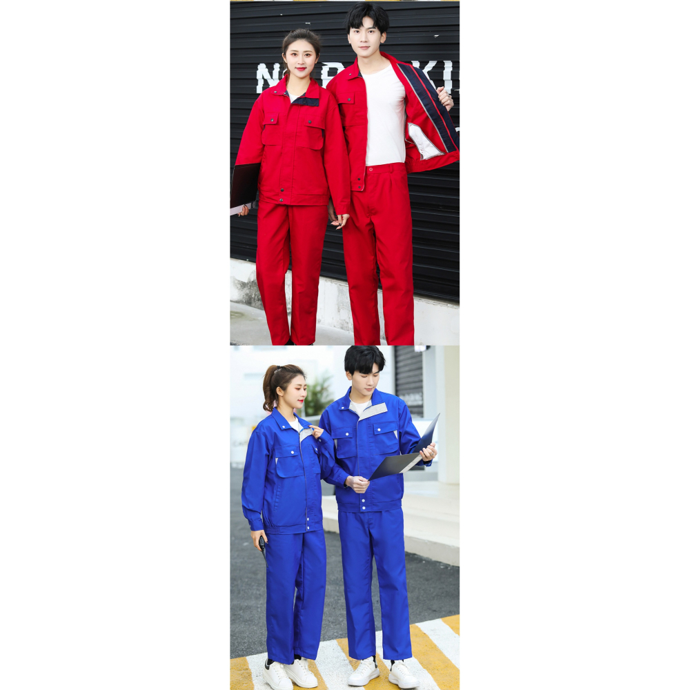 工作服男裝套裝廠服汽修工地加厚耐磨耐臟冬季長袖工裝春秋勞保服-細節圖9