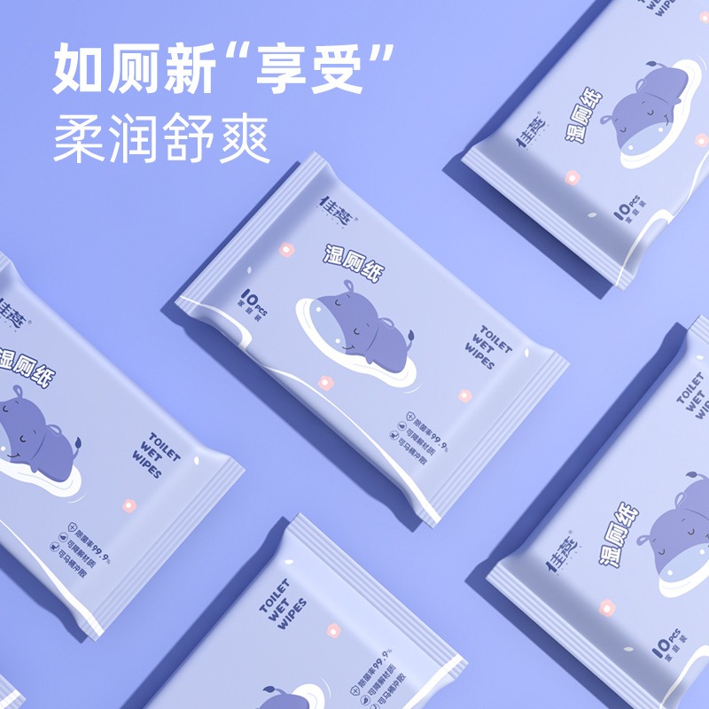 【20包】濕廁紙便攜小包隨身裝女性私處潔陰擦屁股專用如廁濕巾紙-細節圖3