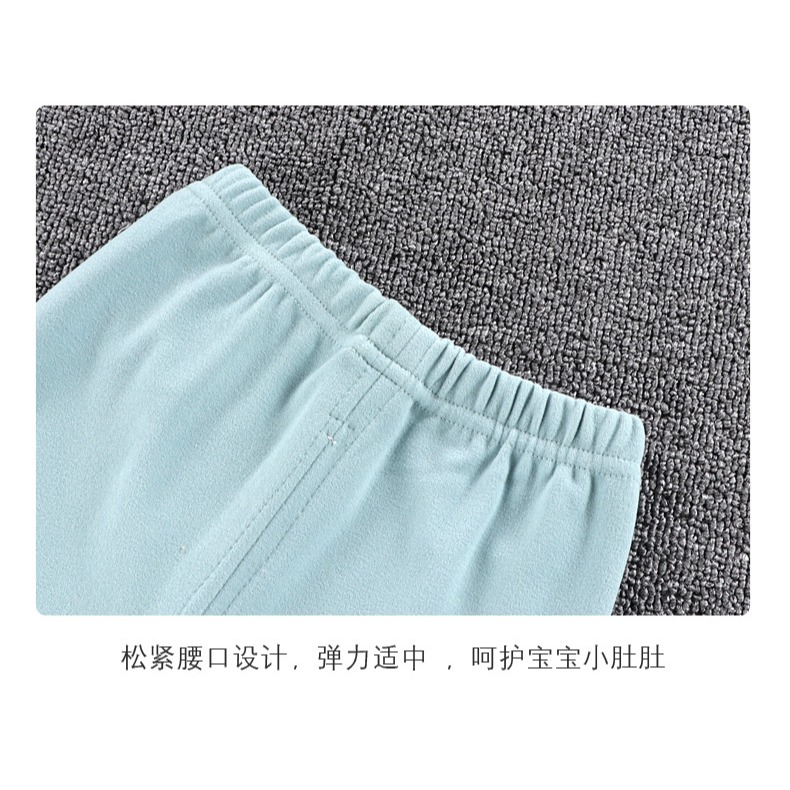 兒童保暖內衣套裝男童德絨無痕春季嬰兒加絨寶寶睡衣女童秋衣秋褲-細節圖9