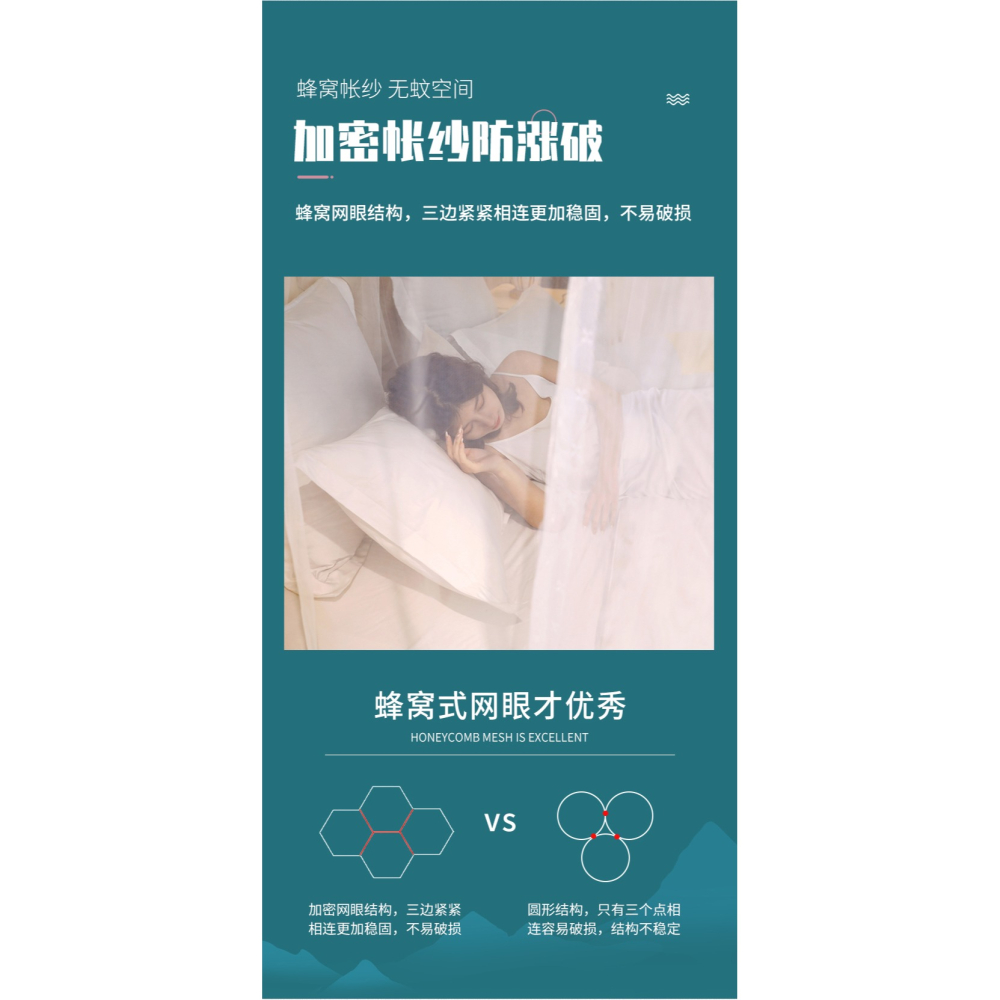 三開門蚊帳家用2021新款支架落地免安裝臥室老式宮廷罩子單雙人牀-細節圖7