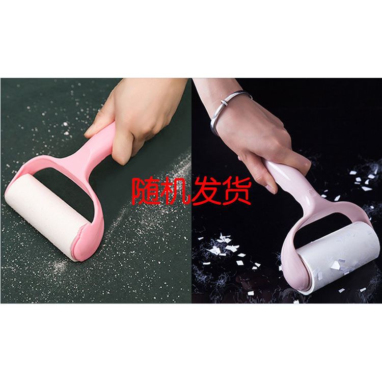 粘毛器可撕式衣服紙滾筒滾刷去除氈黏沾毛器滾毛器毛刷沾粘毛神器-細節圖10