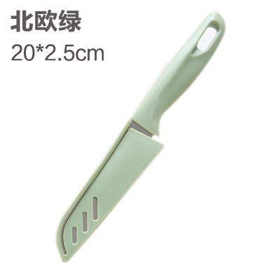 多功能便攜隨身瓜果刀不銹鋼廚房削皮刀家用水果刀切瓜刀迷你小刀-細節圖8