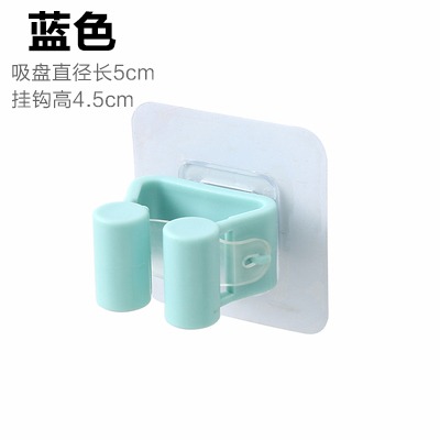 塑料免打孔掛拖把架衛生間拖把掛鉤浴室粘鉤掃把掛架卡座拖把夾-細節圖6